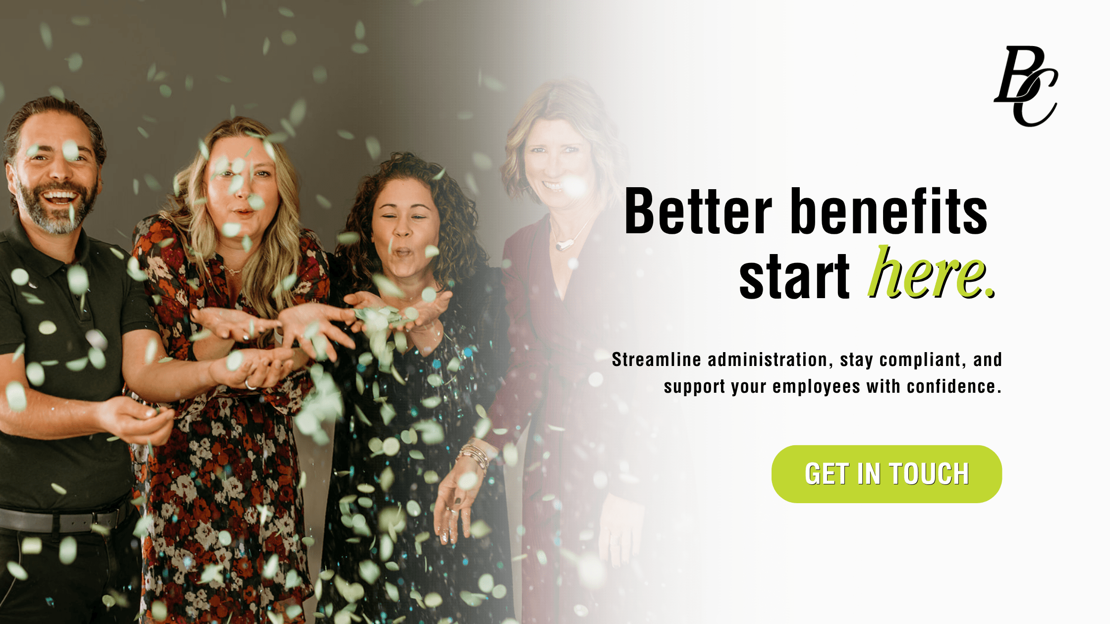 Bene-Care team promoting employee benefits and HR compliance solutions for growing businesses