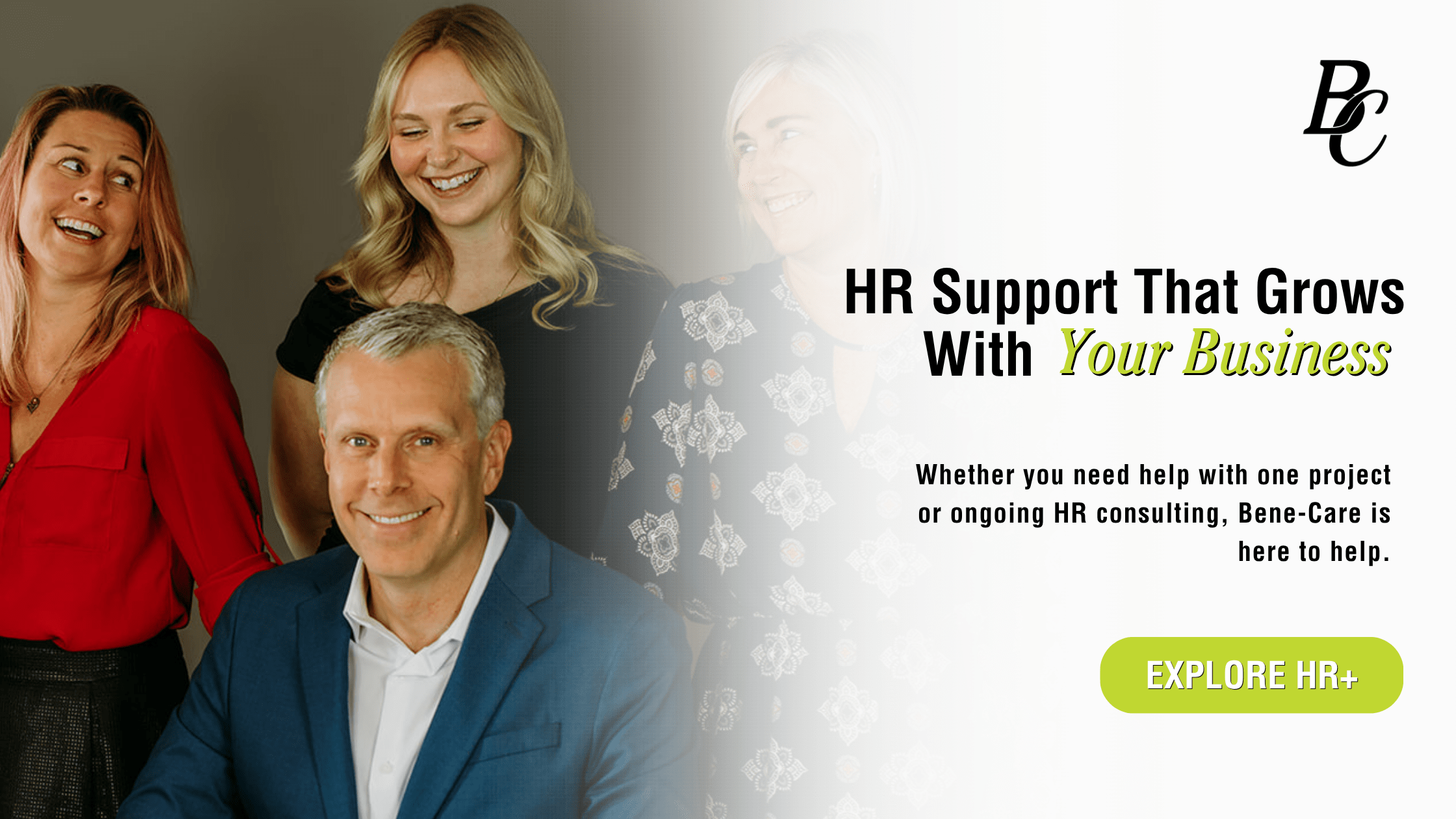 HR outsourcing services team providing expert HR support for employers